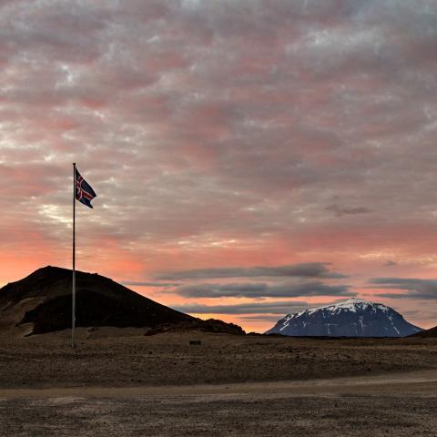 Herðubreið séð frá Drekagili